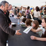 A atividade registrou a visita do secretário Luís Alcoba
