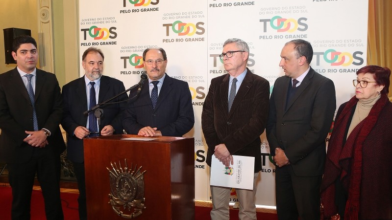Governador José Ivo Sartori anuncia os investimentos