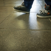 O piso do saguão também foi reformado na segunda etapa da obra.