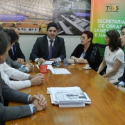 Reunião ocorreu na Secretaria Estadual de Obras