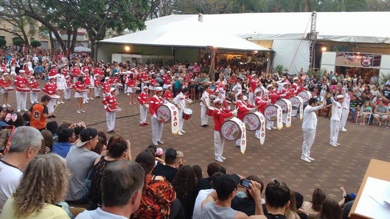 Festival de Bandas Marciais contou com a participação de 13 escolas