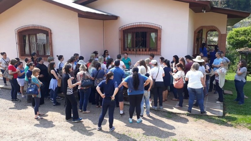 Participantes visitaram escolas do campo e casas de agricultores