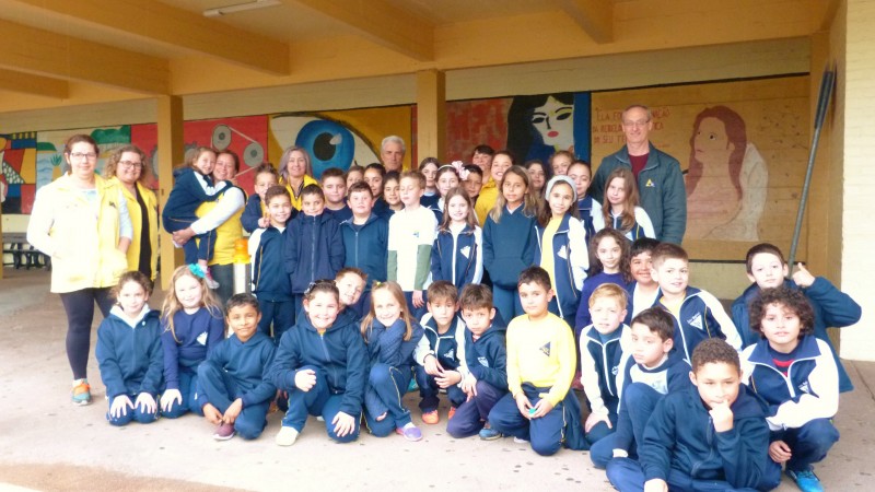 Escola São Rafael. do município de Flores da Cunha, foi um destaques no trabalho desenvolvido com os alunos em 2017