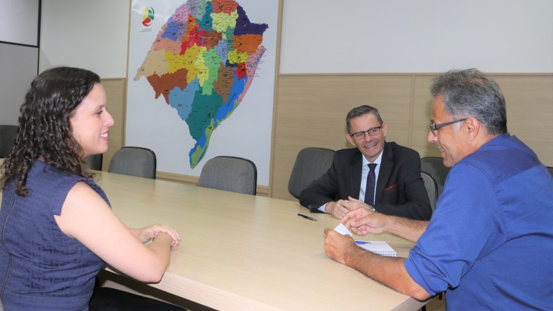 Secretário Faisal recebeu as boas-vindas dos representantes do Banco do Brasil nesta sexta-feira (11)
