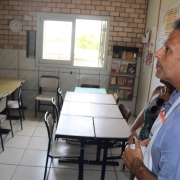 Secretário Faisal karam visita Associação de Moradores de Anjo da Guarda