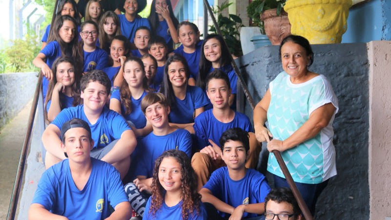 Escola Estadual de Ensino Médio Adelina da Cunha, do município de Parobé, funciona em Tempo Integral
