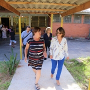 No Dia Nacional da Escola, secretária Raquel Teixeira visita Escola Jerônimo de Ornelas, da Capital