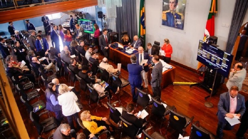 Em razão de obras no plenário do Palácio Farroupilha, votações ocorrem no Memorial da Assembleia.