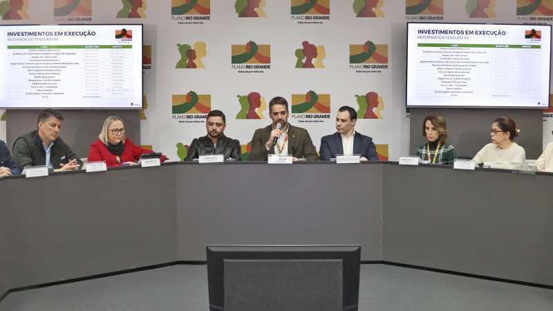 Coletiva Ações do Estado na Saúde e Educação