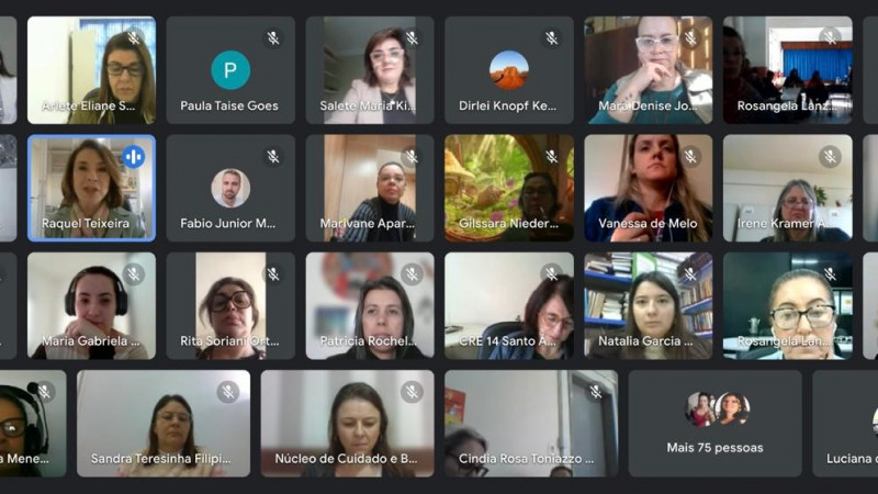 o encontro trabalhou o tema da atenção plena (mindfulness) e seus benefícios no ambiente escolar.