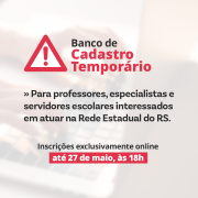 Capa Matéria Banco de Cadastro Temporário